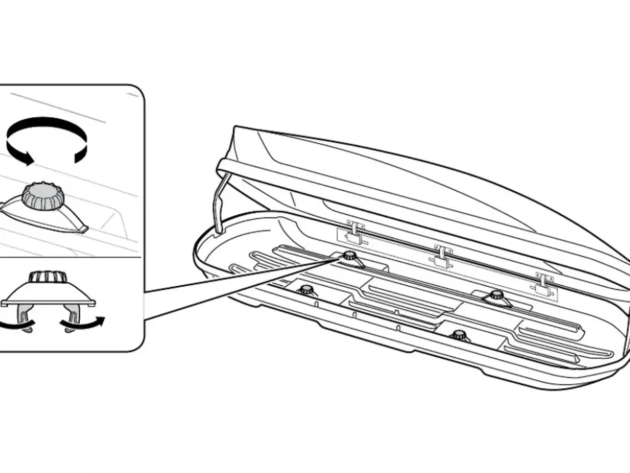 Billede 3 - UDLEJES - Thule Motion 800 tagboks - 460 liter.