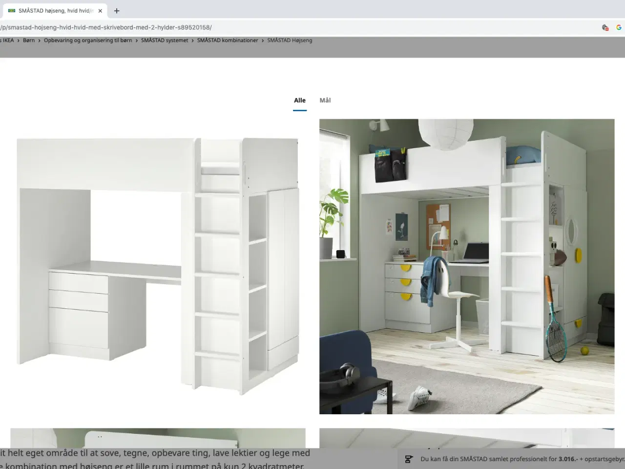 Billede 2 - Ikea Højseng