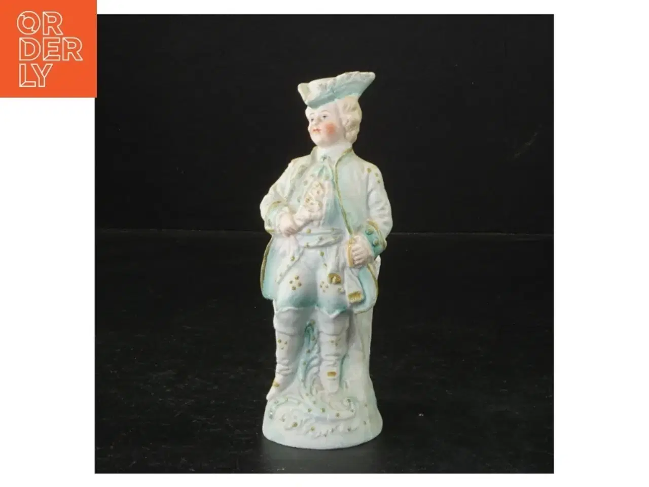 Billede 2 - Porcelænsfigur af mand i historisk dragt