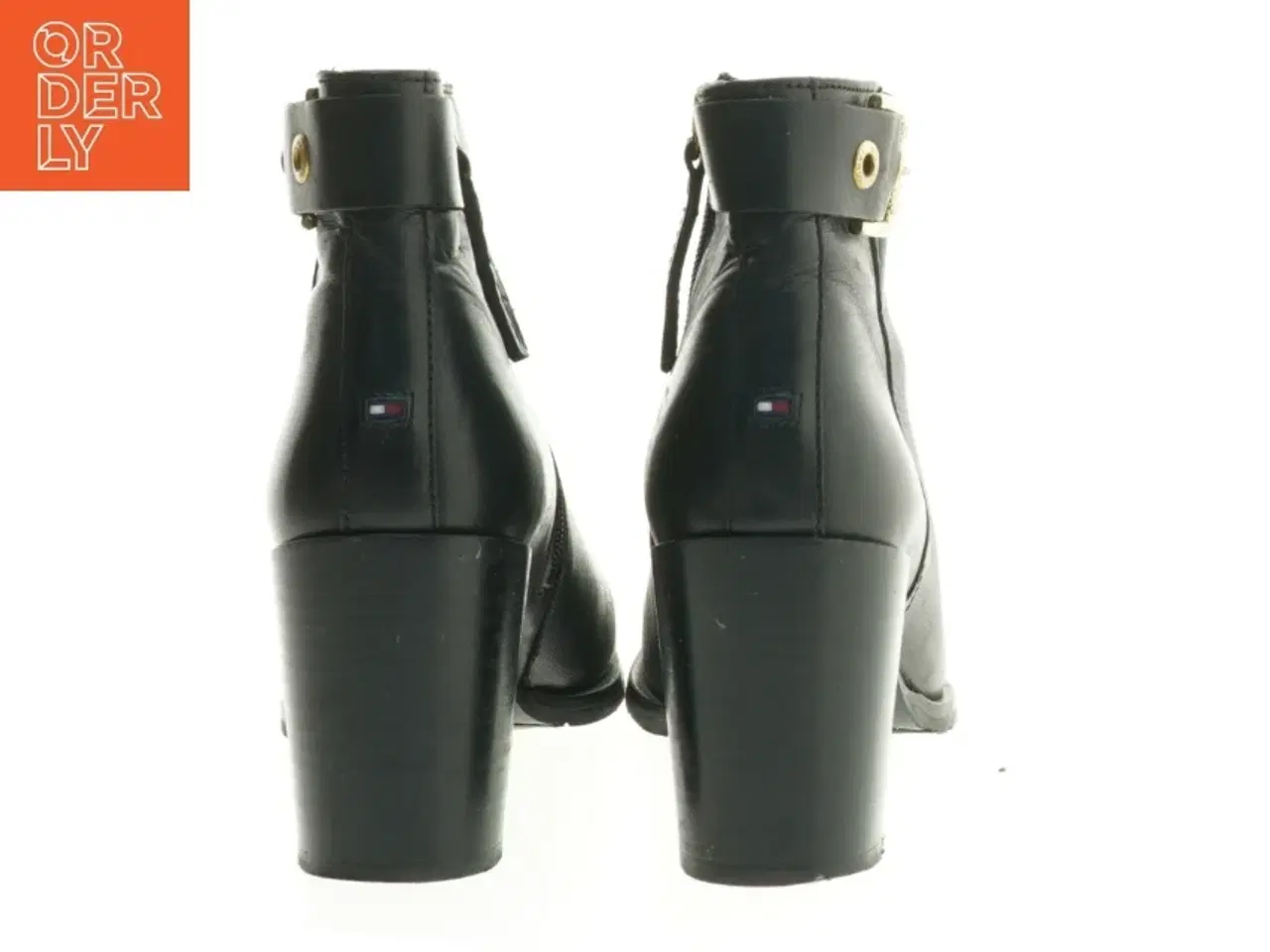 Billede 2 - Sort ankelstøvle størrelse 38 fra Tommy Hilfiger (str. 38 )