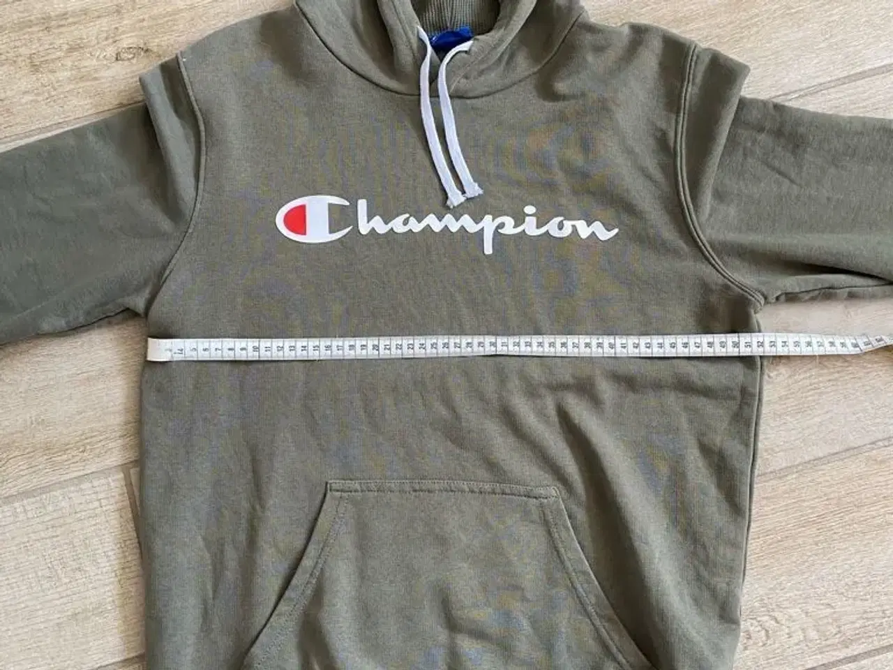 Billede 1 - Champion hoodie i army grøn