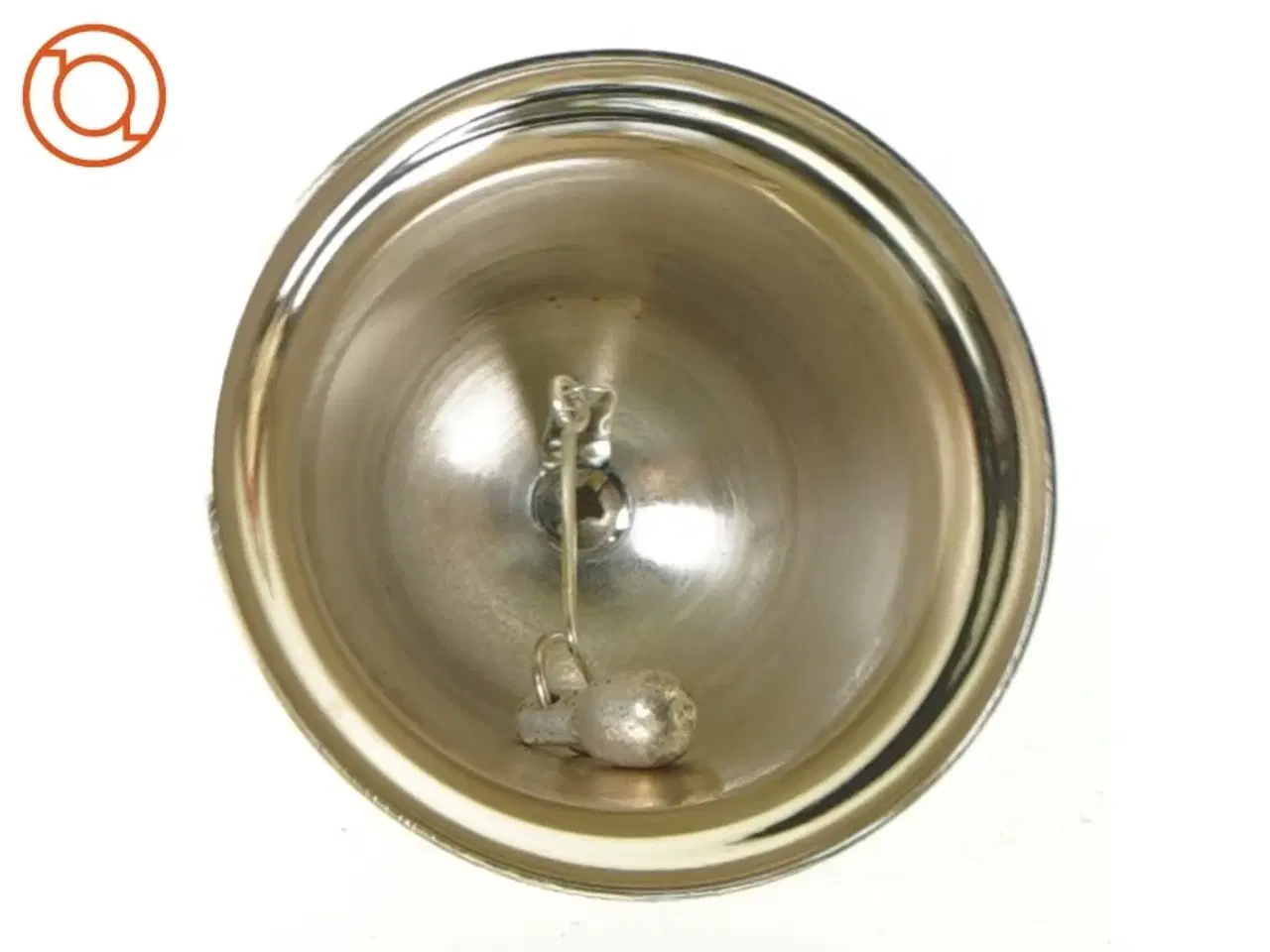 Billede 2 - Sølv klokke med engel (str. 9 x 6 cm)