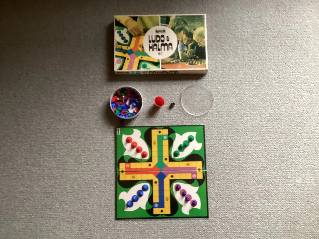 Billede 2 - Ludo og halma kombineret brætspil