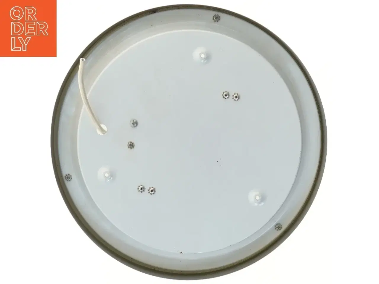 Billede 2 - Rund loftlampe med metalramme (str. Ø 31 cm)