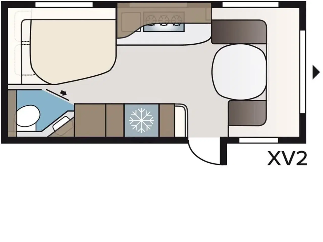 Billede 4 - 2026 - Kabe Smaragd 520 XL KS Premium Line Kabe Smaragd 520 XL KS PREMIUM LINE 2026 - Kommer senere hos Camping-Specialisten i Silkeborg