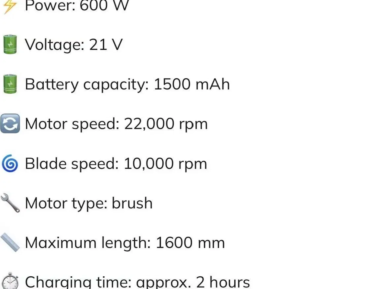 Billede 5 - Græstrimmer med 2 batterier