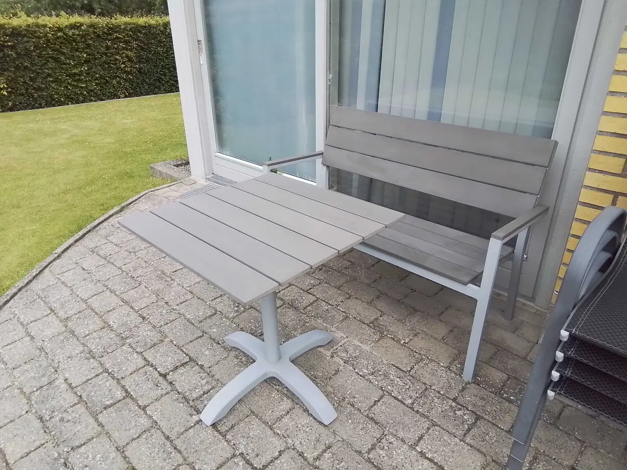 Billede 1 - Havebænk og bord , non wood, vedligeholdesfrit