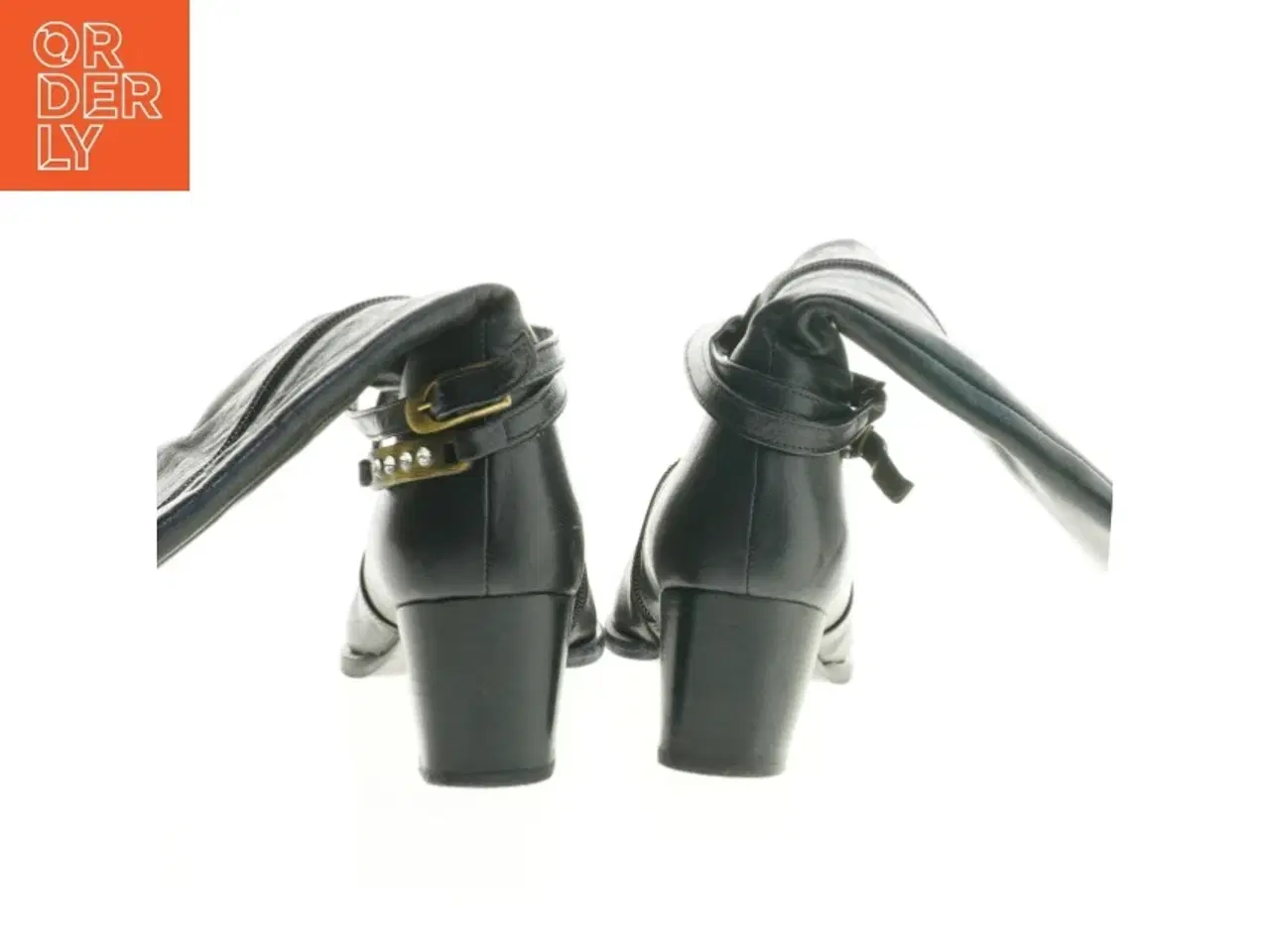 Billede 2 - Sorte læderstøvler fra Bladelli (str. 39 )