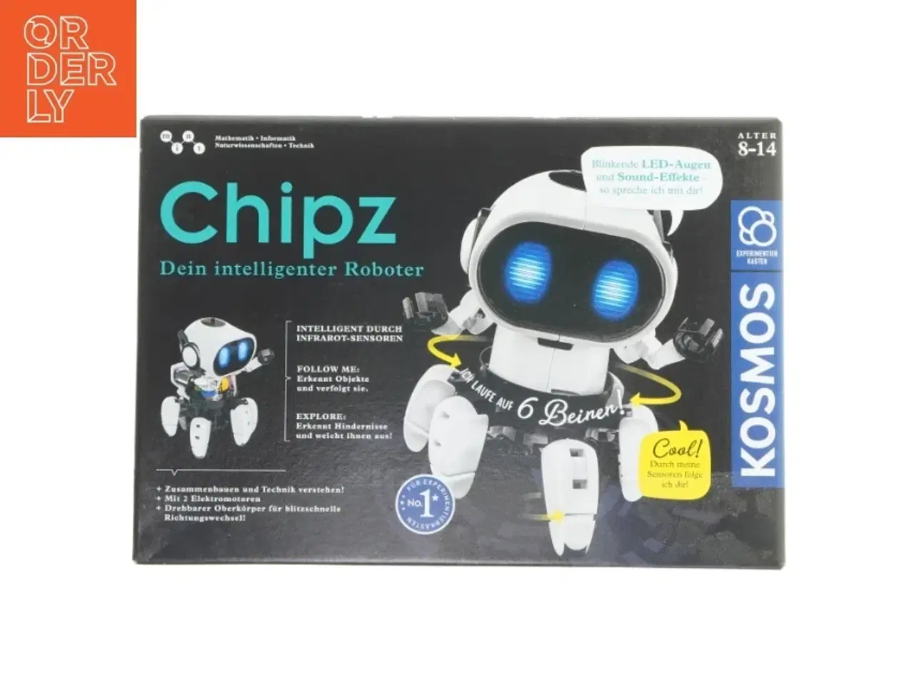 Billede 1 - Chipz intelligent robot legetøjsæt fra Kosmos (str. 42x30 cm)