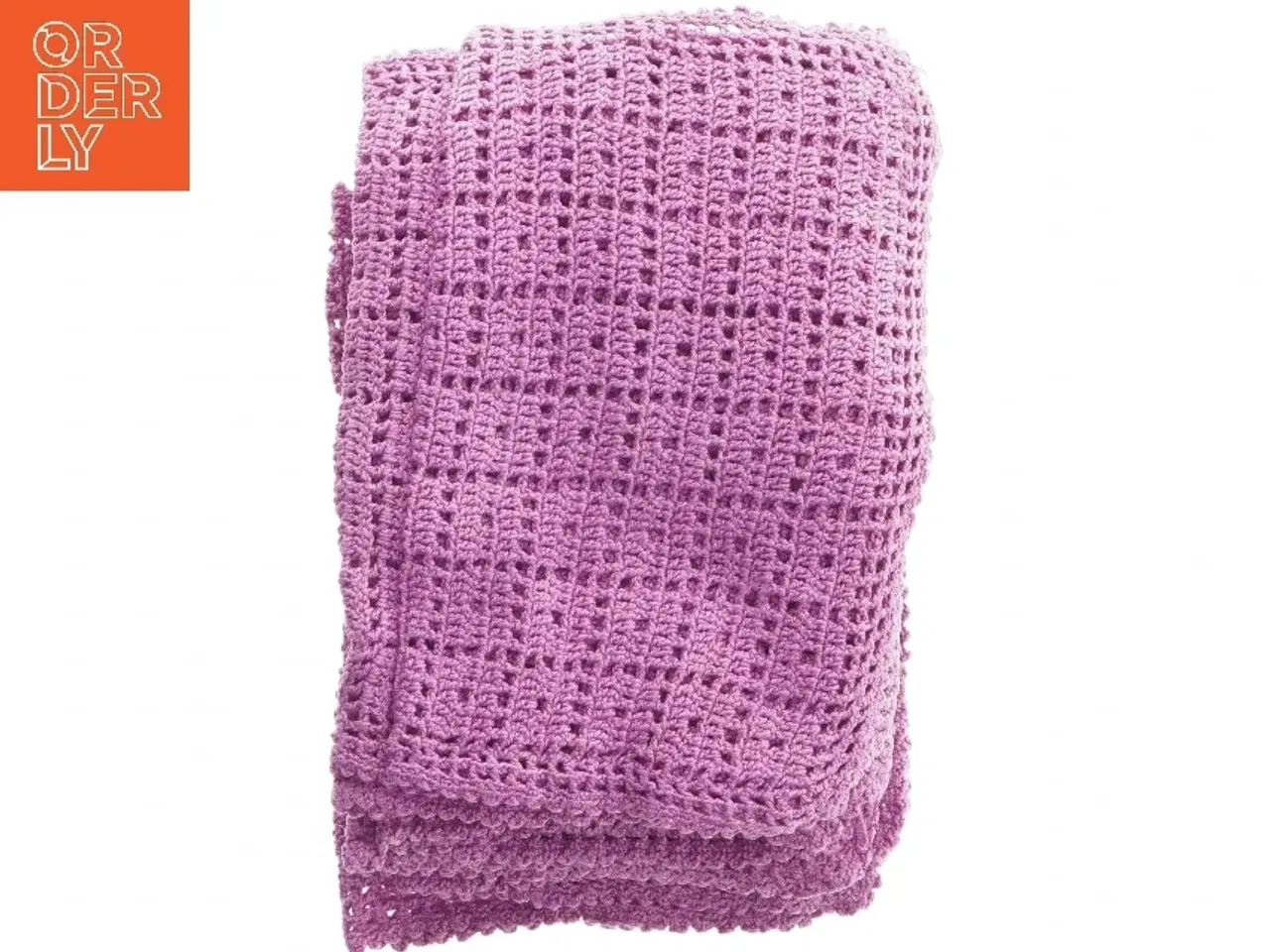 Billede 3 - Hæklede lilla Klude, 12 stk (str. 38 x 28 cm. 12 styk)