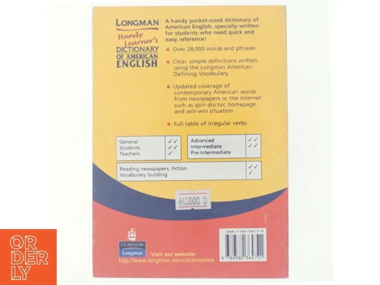 Billede 3 - Longman handy learner&#39;s dictionary of American English af Della Summers (Bog)