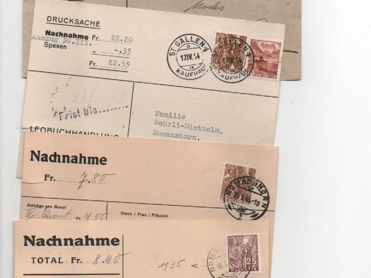 Billede 16 - Helvetia-Schweiz lot med konvolutter