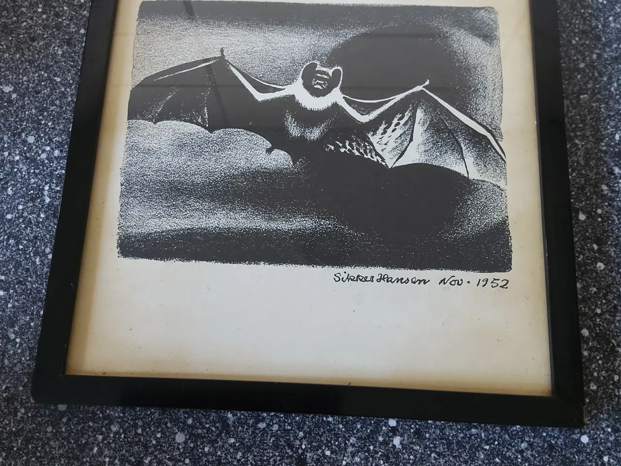 Billede 6 - Litografi fra 1952 af Sikker Hansen 