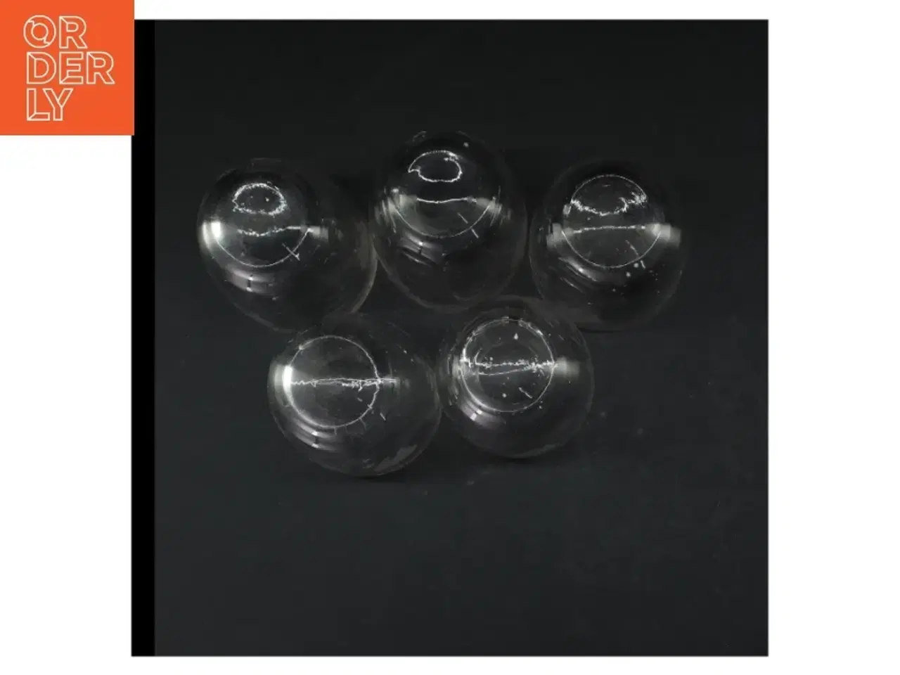 Billede 3 - Drikkeglas med druemotiv (str. Ø. 8,5 cm. længde, 12,5 cm)