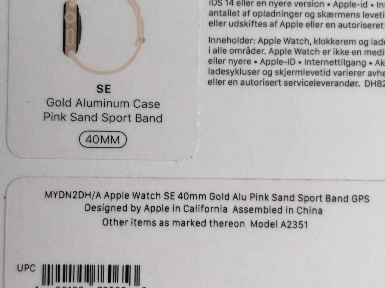 Billede 2 - Apple Watch SE
