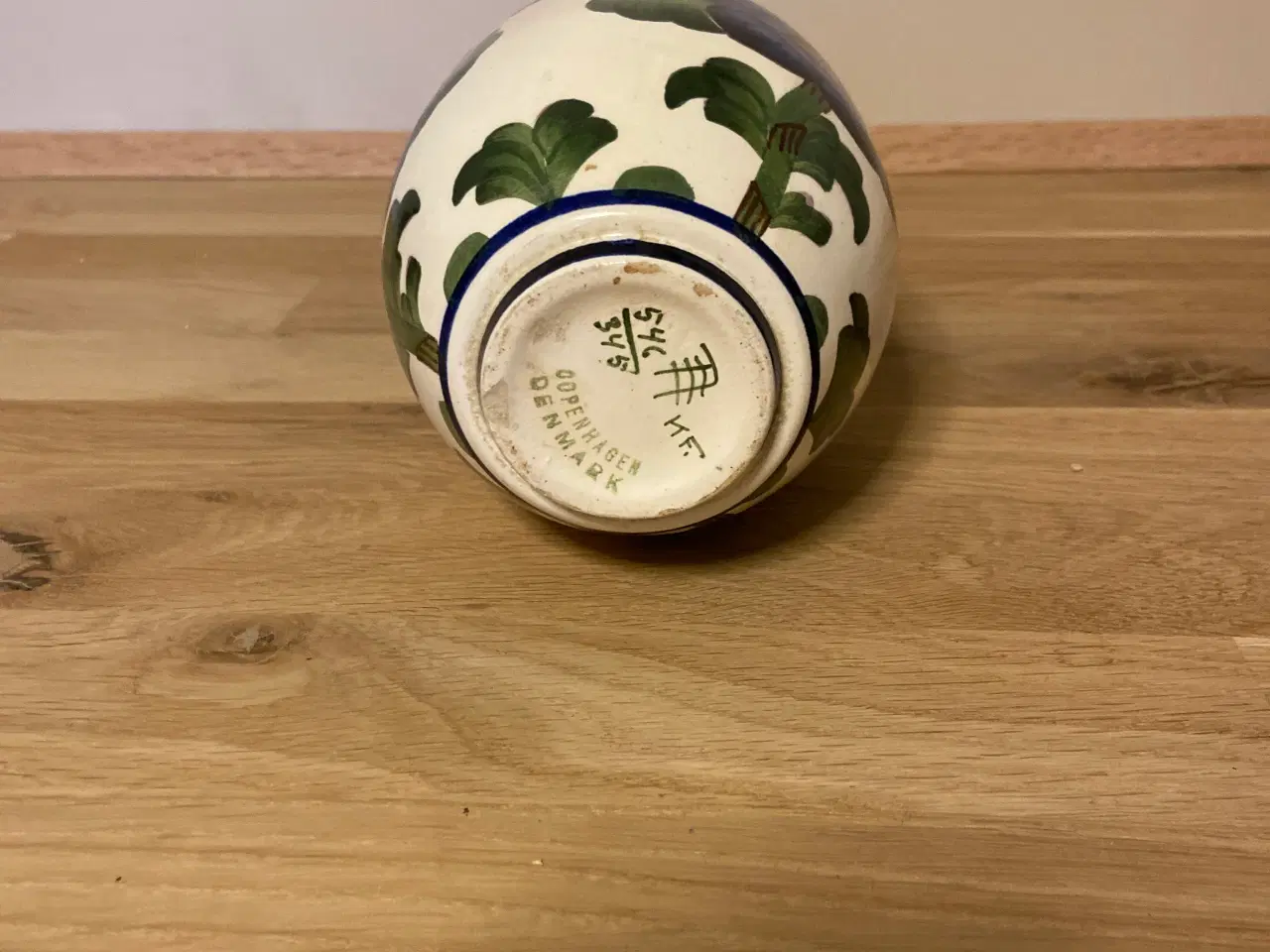 Billede 3 -  Aluminia vase blomstermotiv nr. 546-345