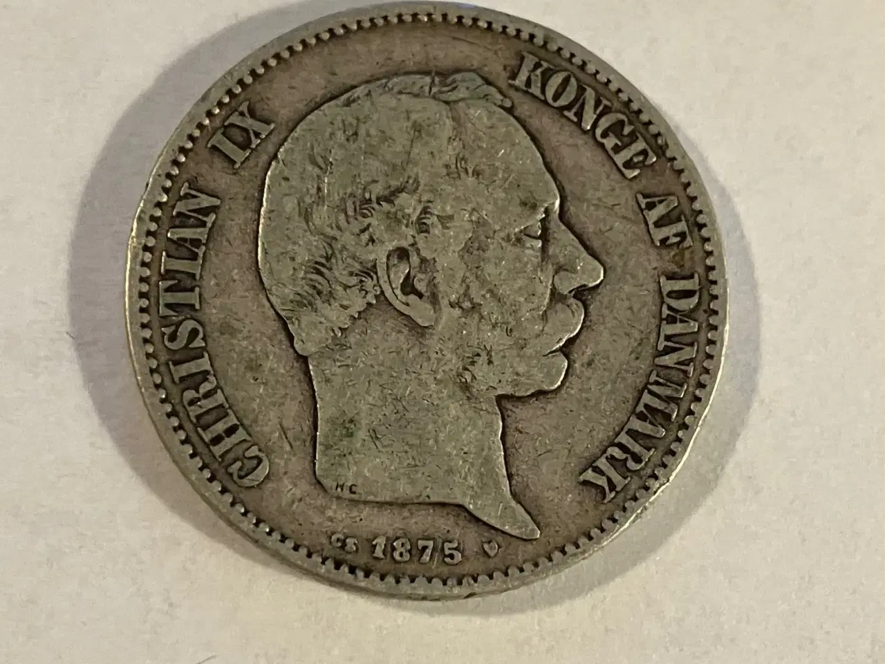 Billede 1 - 2 Kroner 1875 Danmark