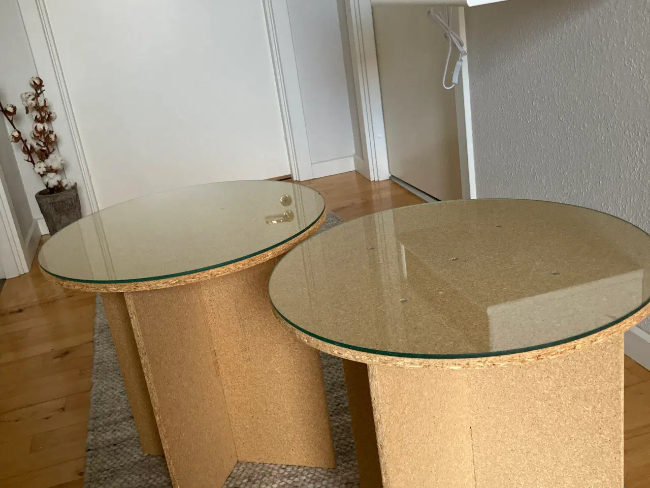 Billede 1 - Lampeborde med glasplader