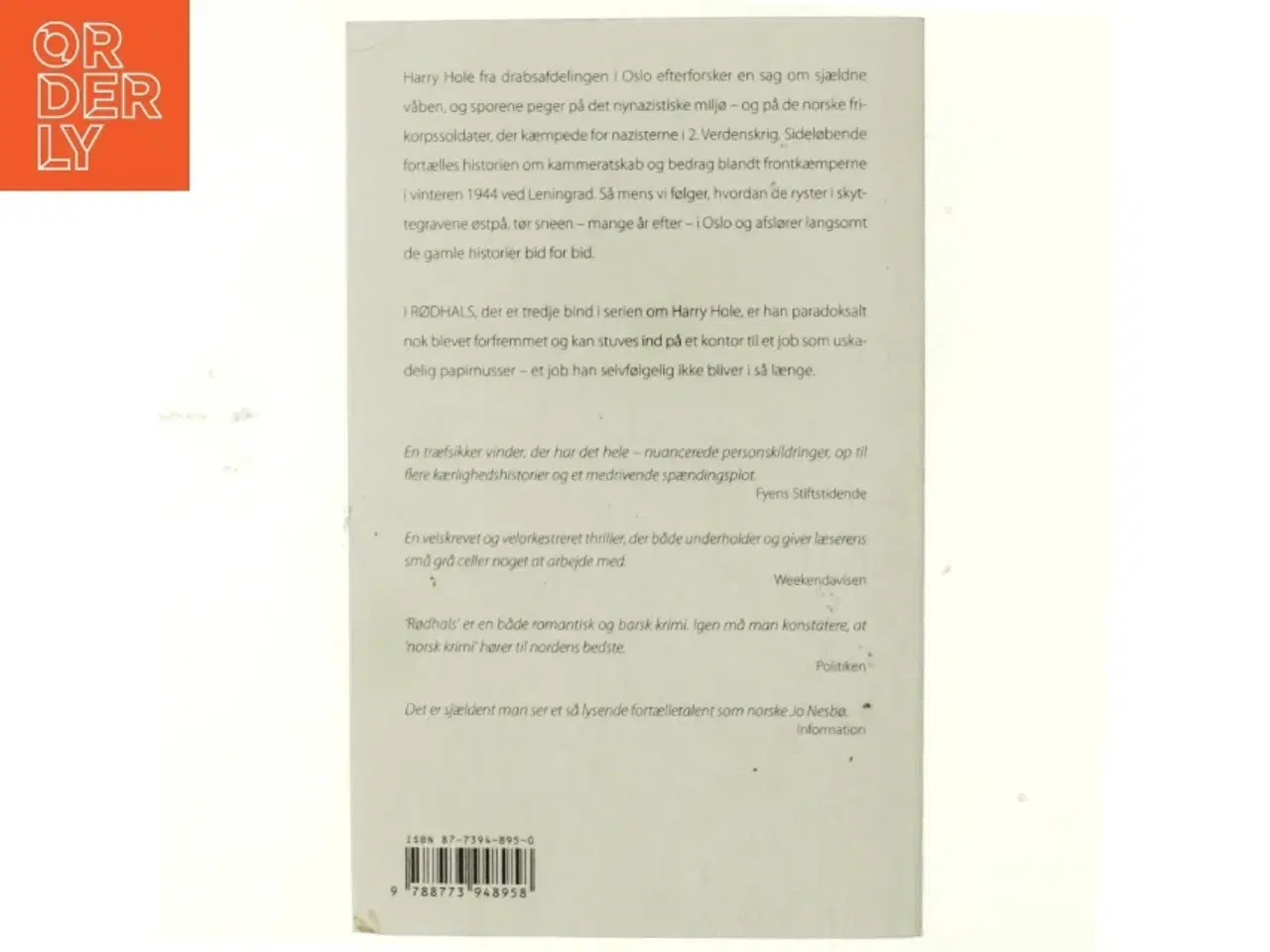 Billede 3 - Rødhals af Jo Nesbø (Bog)