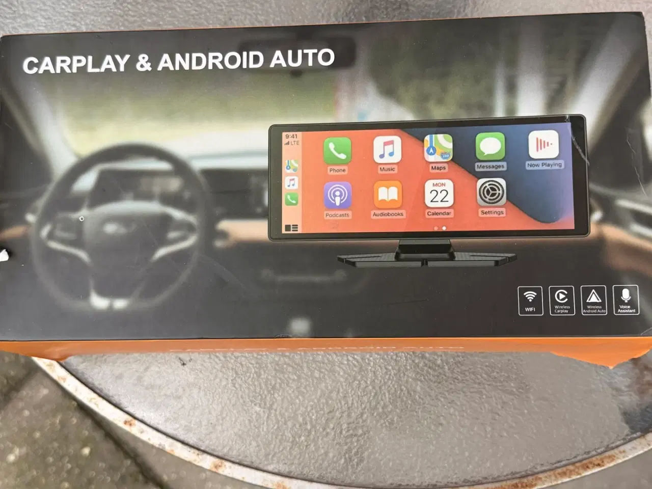 Billede 1 - Apple Car Play 10,"Med indbygget Dasch Cam,