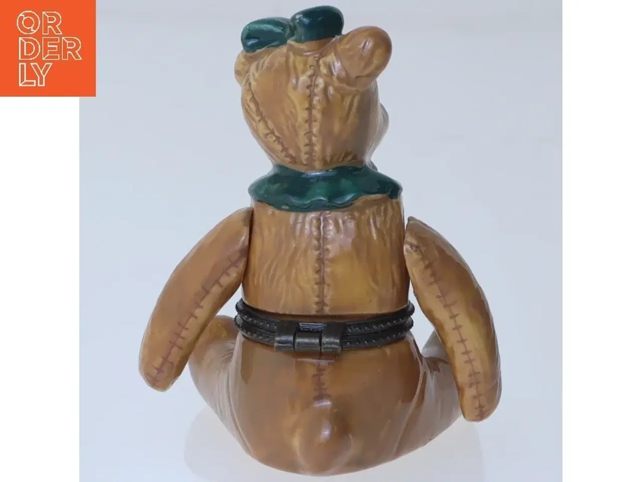 Billede 2 - Porcelæns æske af bamse bjørn (str. 7 cm)