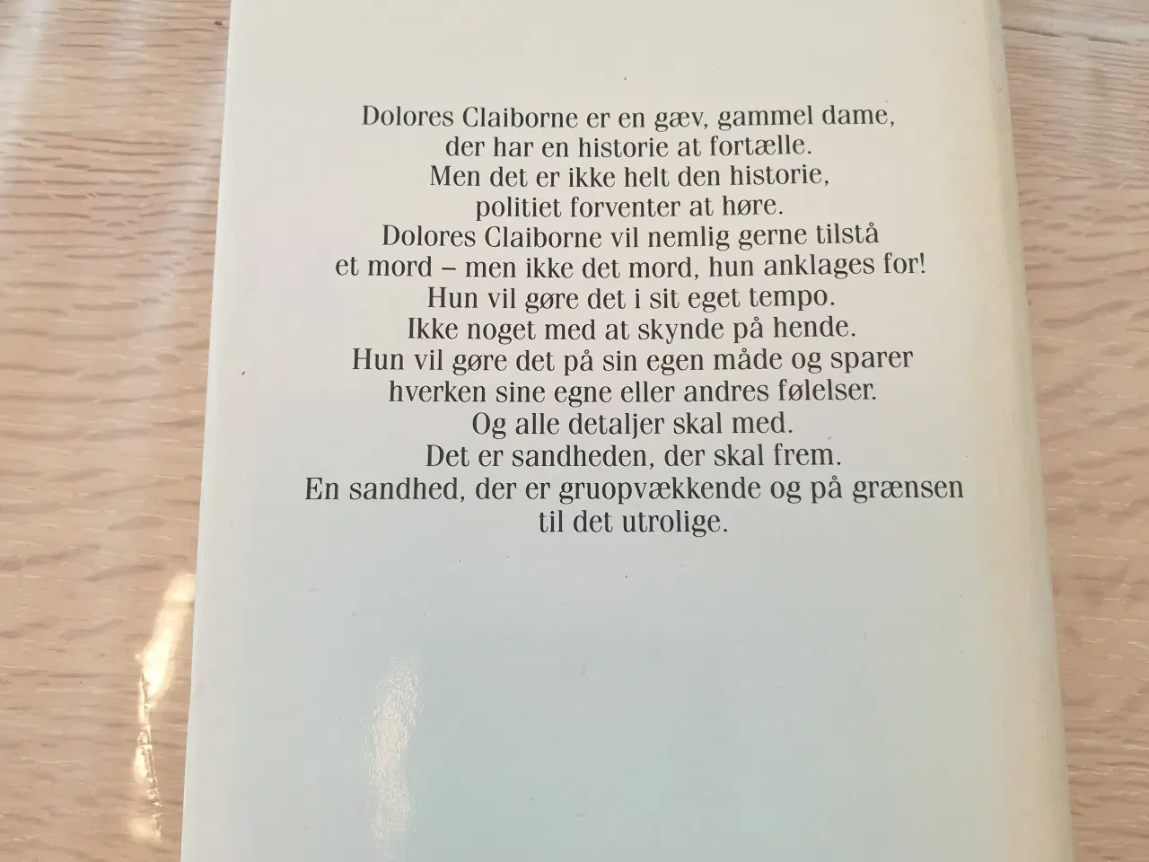 Billede 2 - Stephen King bogen Dolores Claiborne