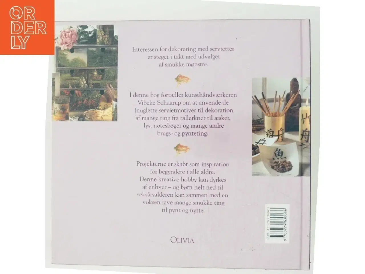 Billede 3 - Servietmotiver : en begynderbog af Vibeke Schaarup (Bog)