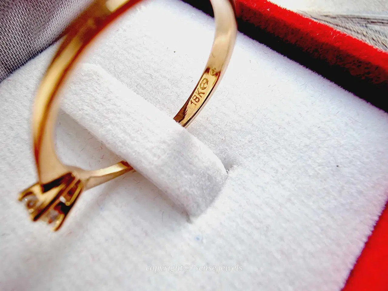 Billede 2 - 0.25 carat diamant ring 18 karat NY 16.999,-