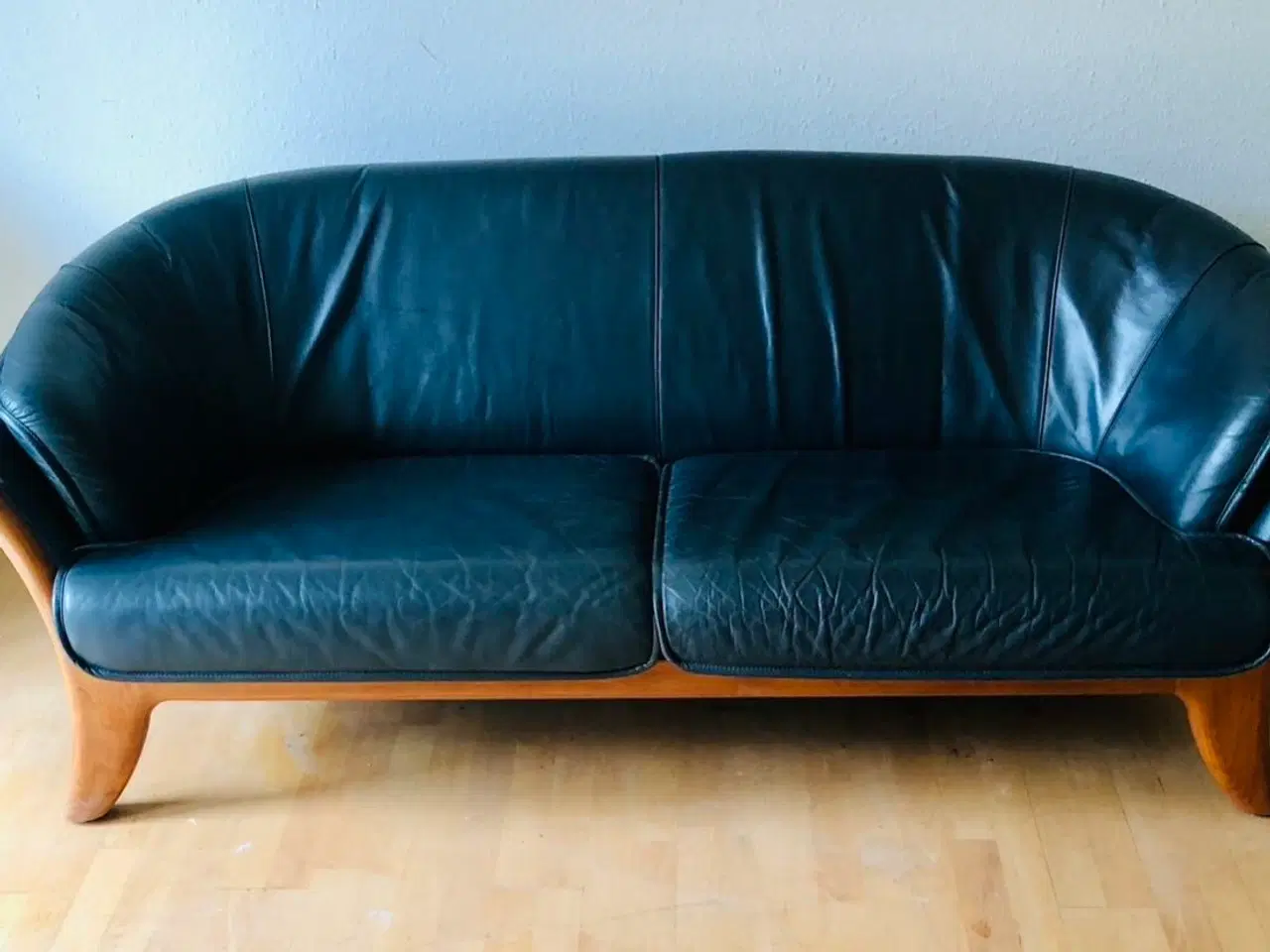Billede 1 - Lædersofa