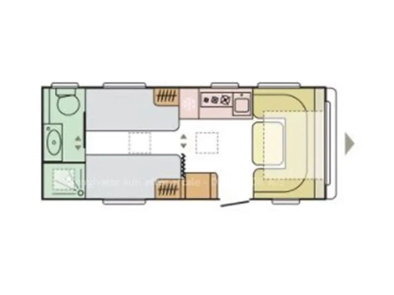 Billede 20 - 2024 - Adria Adora 572 UT Selected Edition   Enkeltsenge, rundsiddegruppe, stort badeværelse, Alde centralvarme, aircondition og Smart Box gaskassesystem, El-gulvvarme