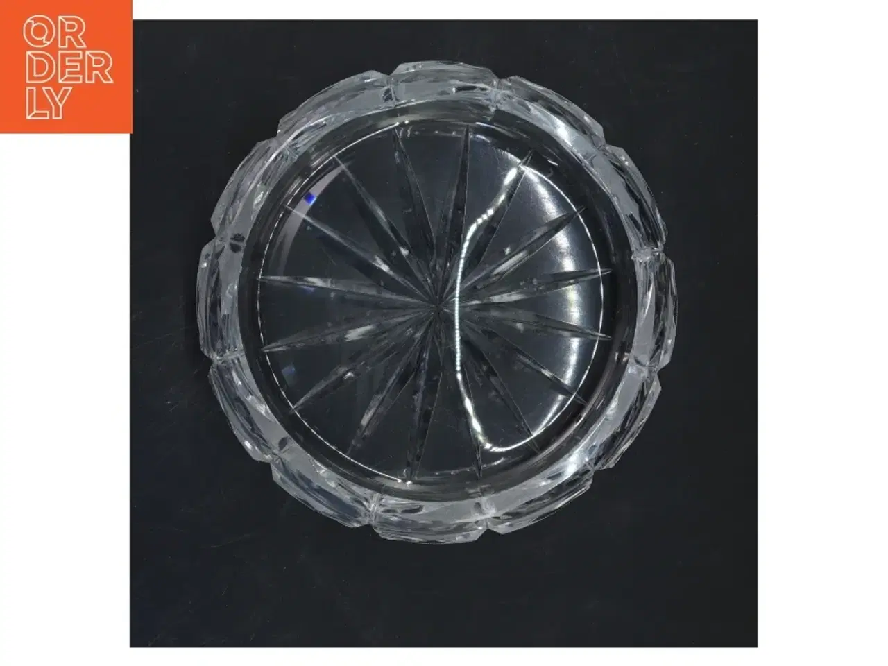 Billede 2 - Rund skål i krystal glas (str. 8x17 cm)