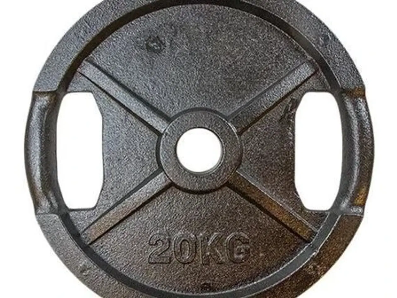 Billede 1 - 20kg ol vægtstang og 2stk 25kgs vægtskiver 