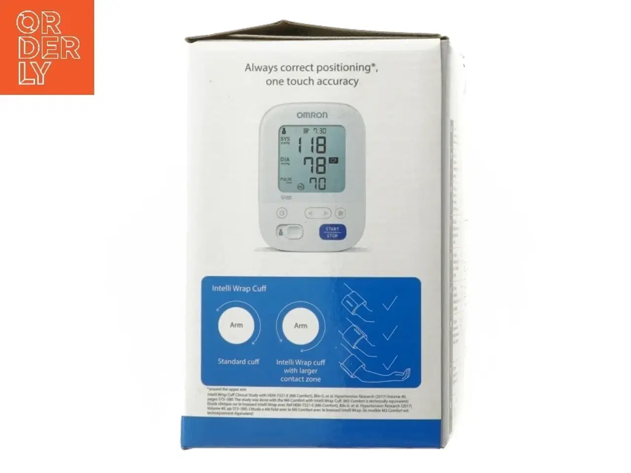 Billede 6 - Omron blodtryksmåler fra Omron (str. 14,5x10,5 cm)
