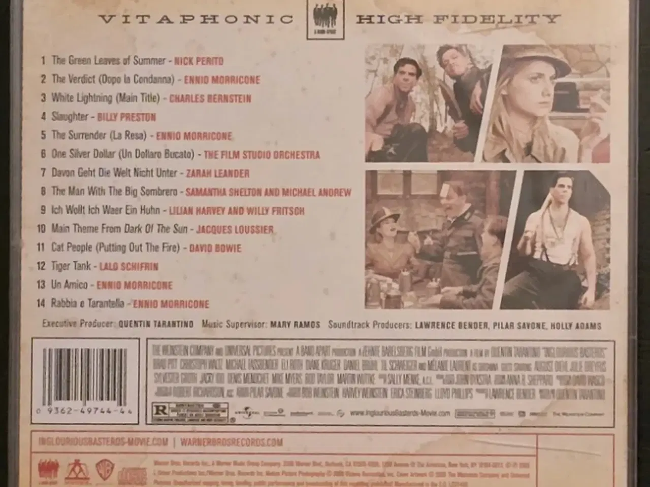 Billede 2 - Soundtrack, Tarantinos "Inglourious Basterds"