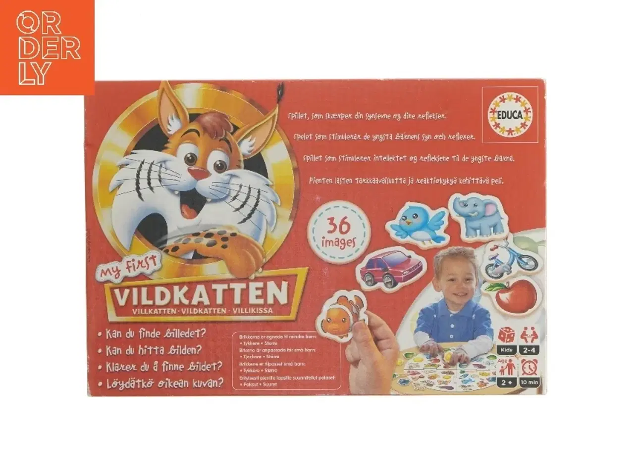 Billede 1 - Vildkatten spil for børn fra Educa (str. 33,5x23,5 cm)