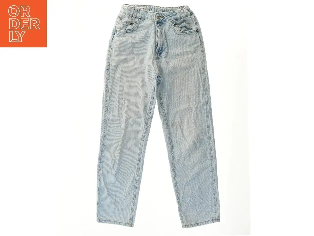 Billede 1 - Lyseblå jeans med elastik i taljen fra Zara (str. 164)