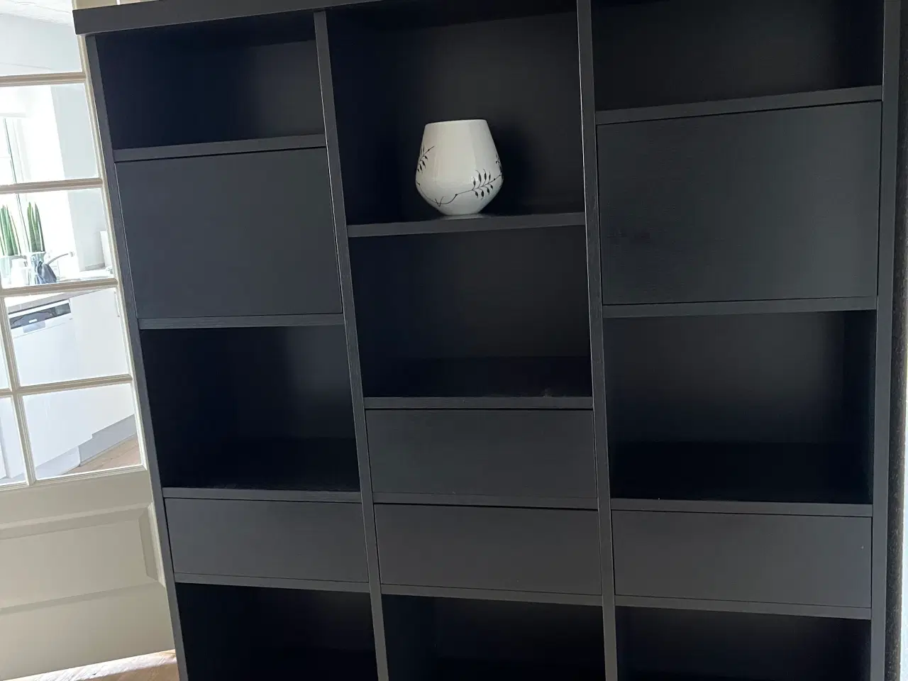 Billede 2 - Boconcept reol i massiv sort egetræ