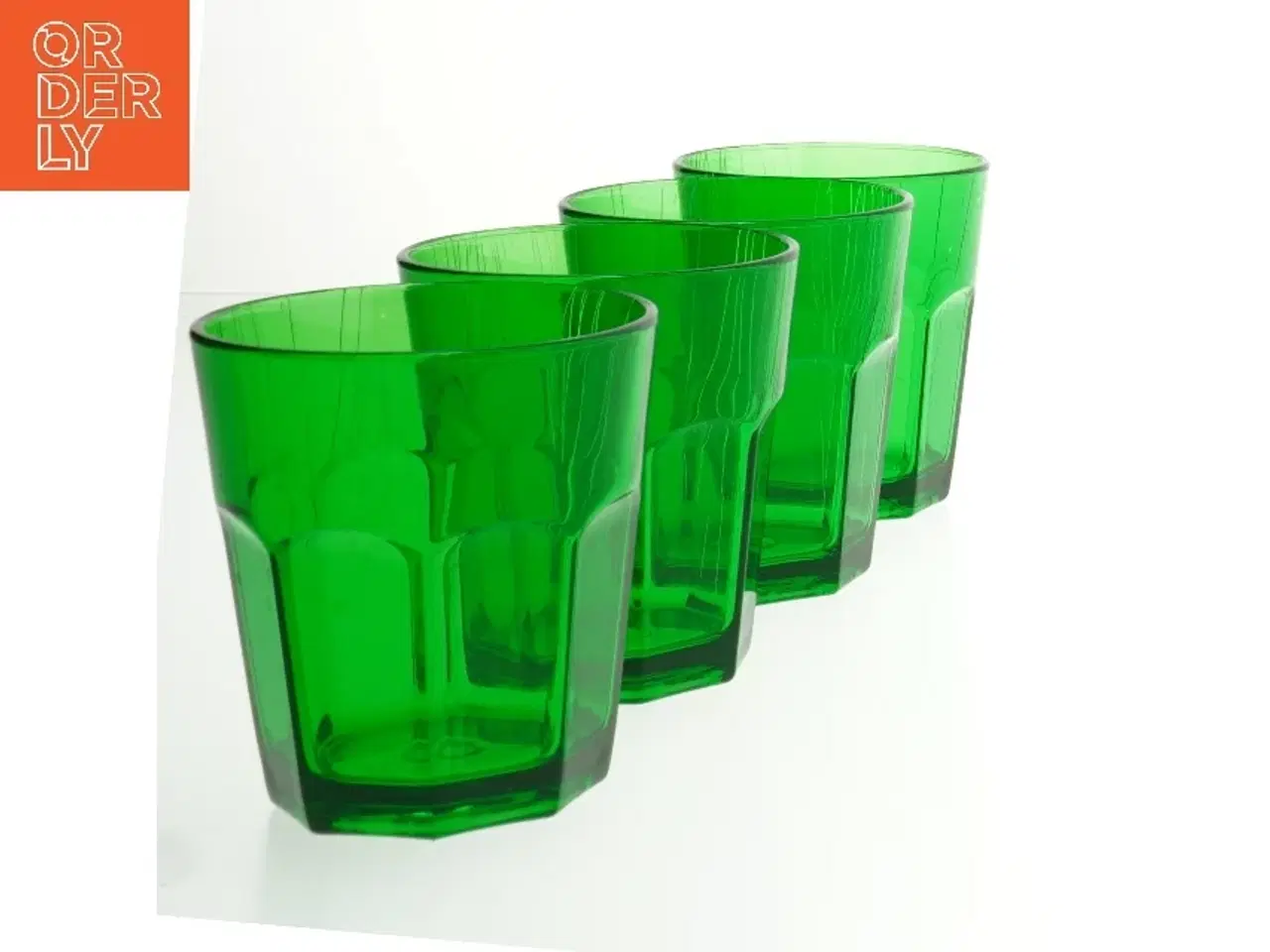 Billede 1 - Grønne plastikglas (str. 8,5 cm)