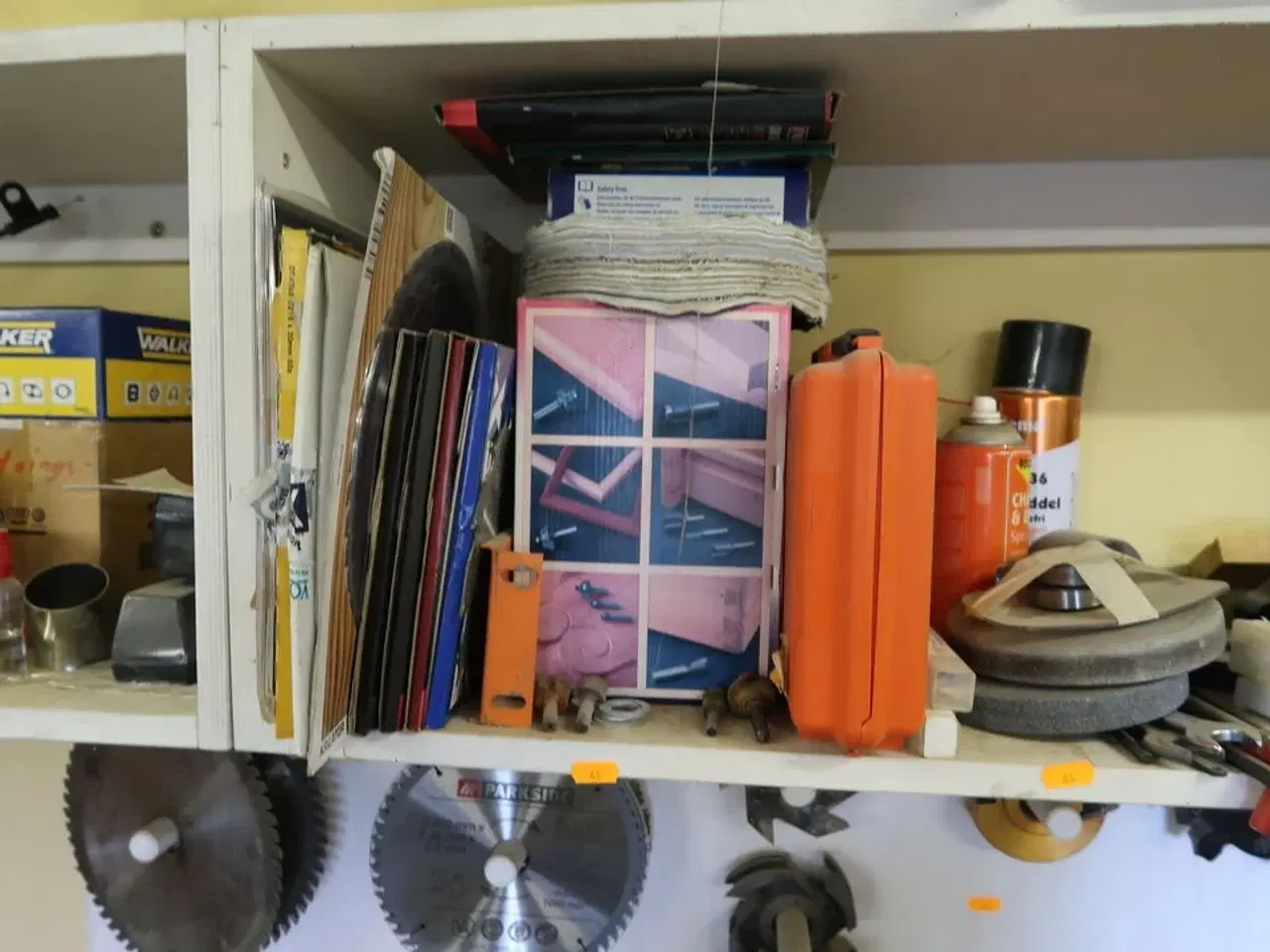 Billede 4 - Div. Skæreklinger, overfræser, værktøj m.m.