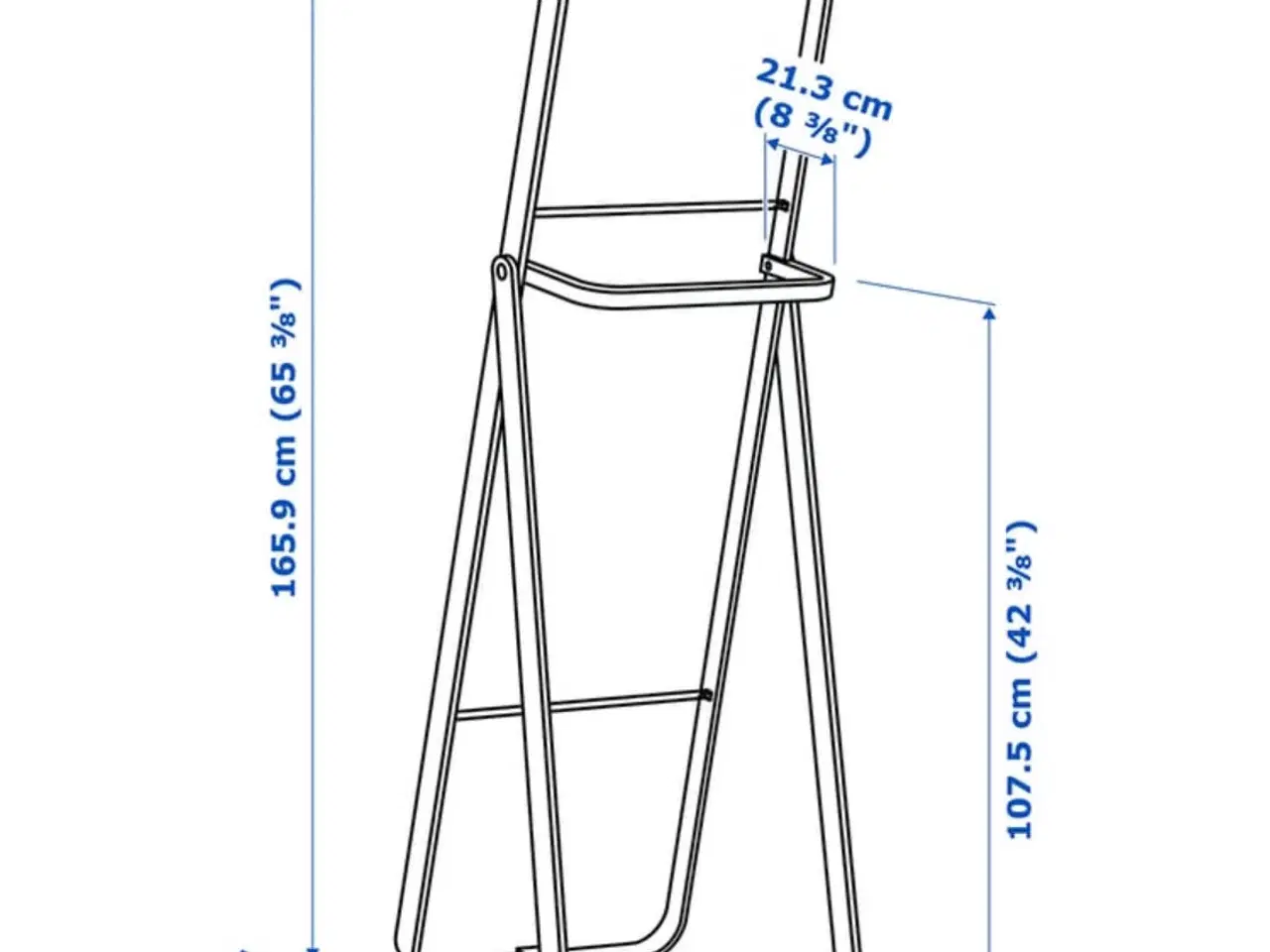 Billede 4 - Gulvspejl, Ikea Inkornnes