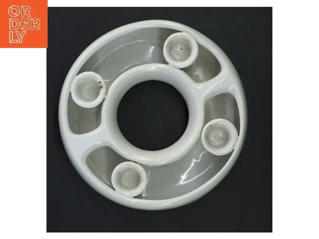 Billede 3 - Rund lysestage med fire holdere (str. Ø 18 cm)