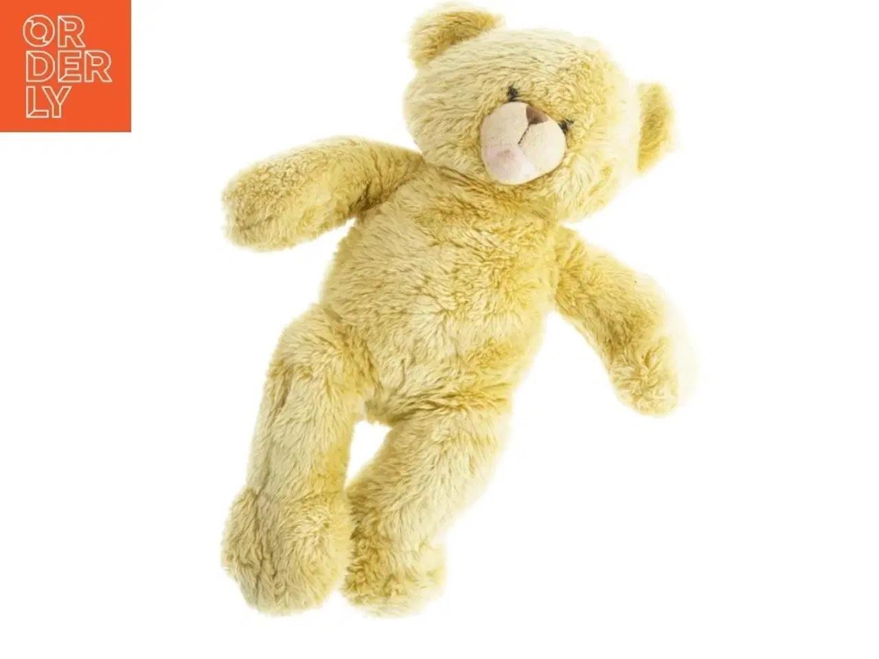 Billede 1 - Gul plysbamse fra Build a Bear (str. 40 cm)
