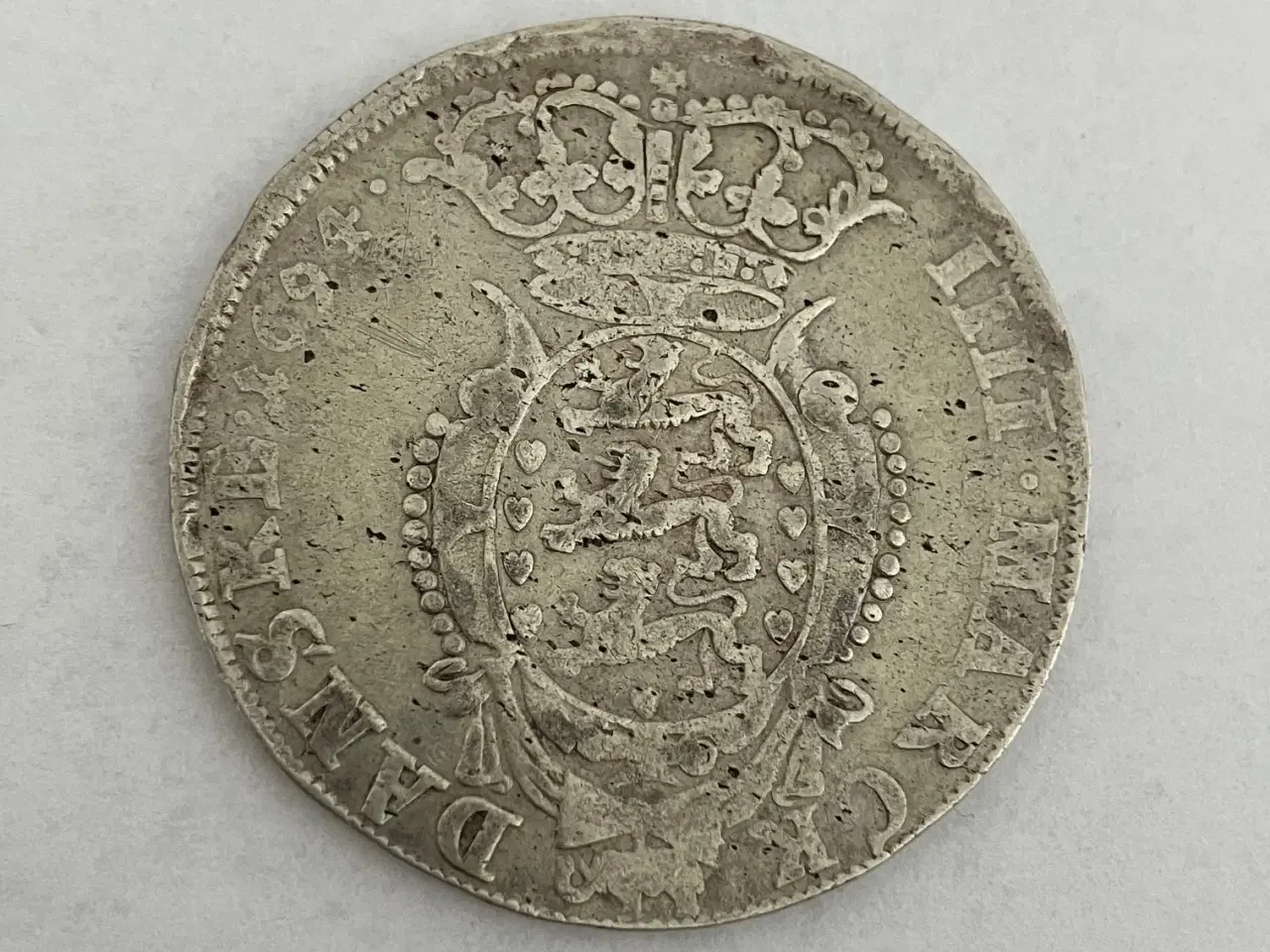 Billede 1 - 4 Mark / Krone 1694