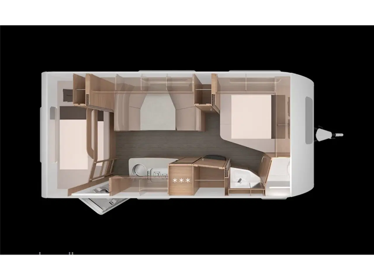 Billede 13 - 2023 - Knaus Südwind 550 FSK 60 Years   Knaus Südwind 550 FSK Dobbeltseng og Køjer