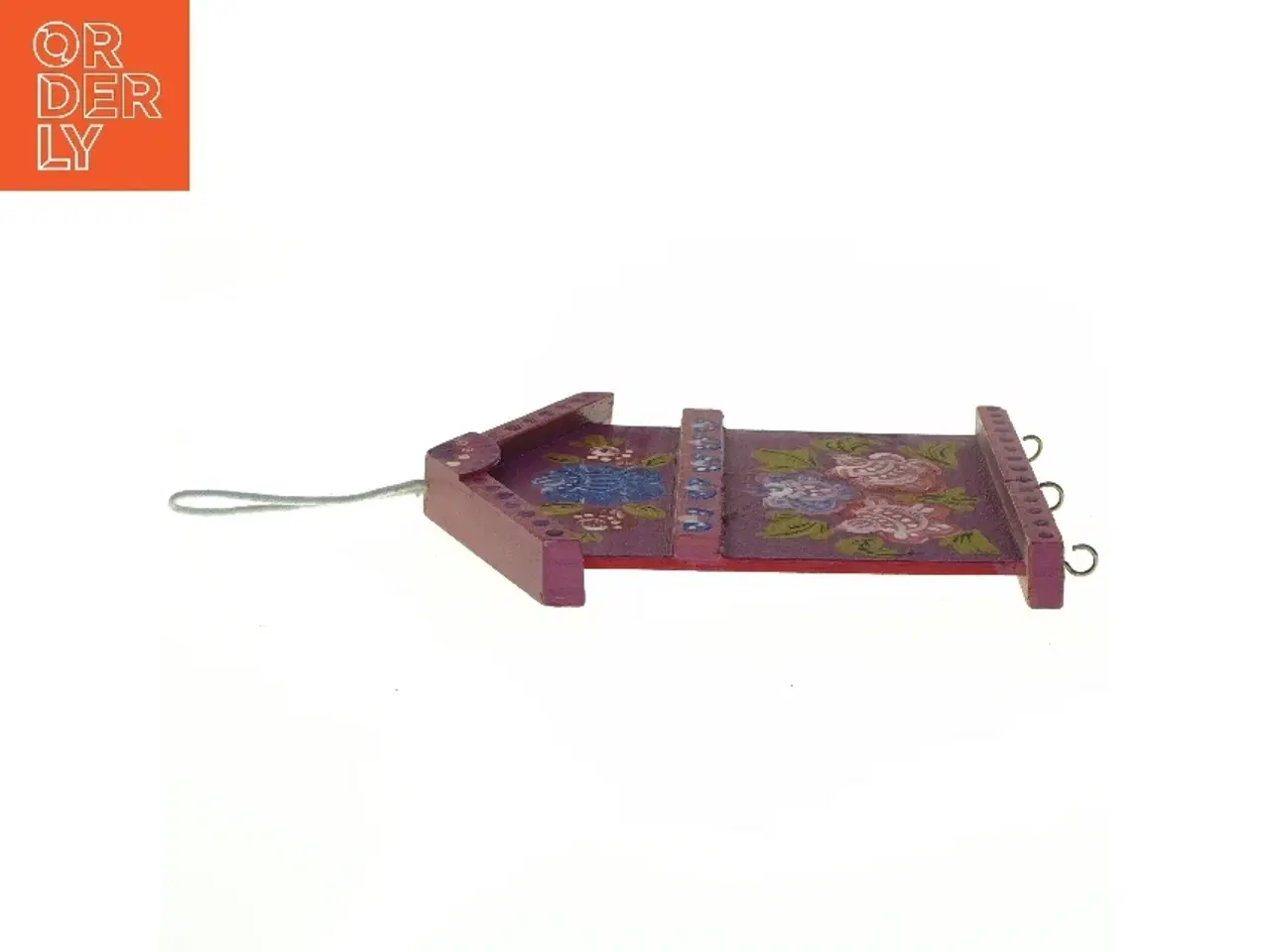 Billede 3 - Håndmalet nøglebræt & brevholder (str. 21 x. 14 cm)