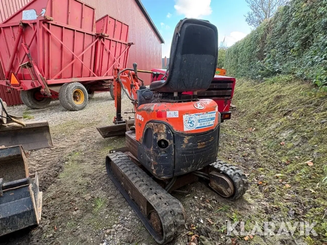 Billede 2 - Minigraver Kubota U10-3