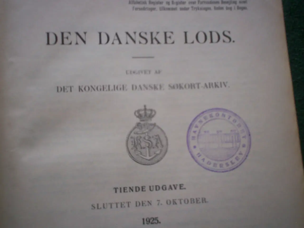 Billede 4 - Den Danske Lods 1925