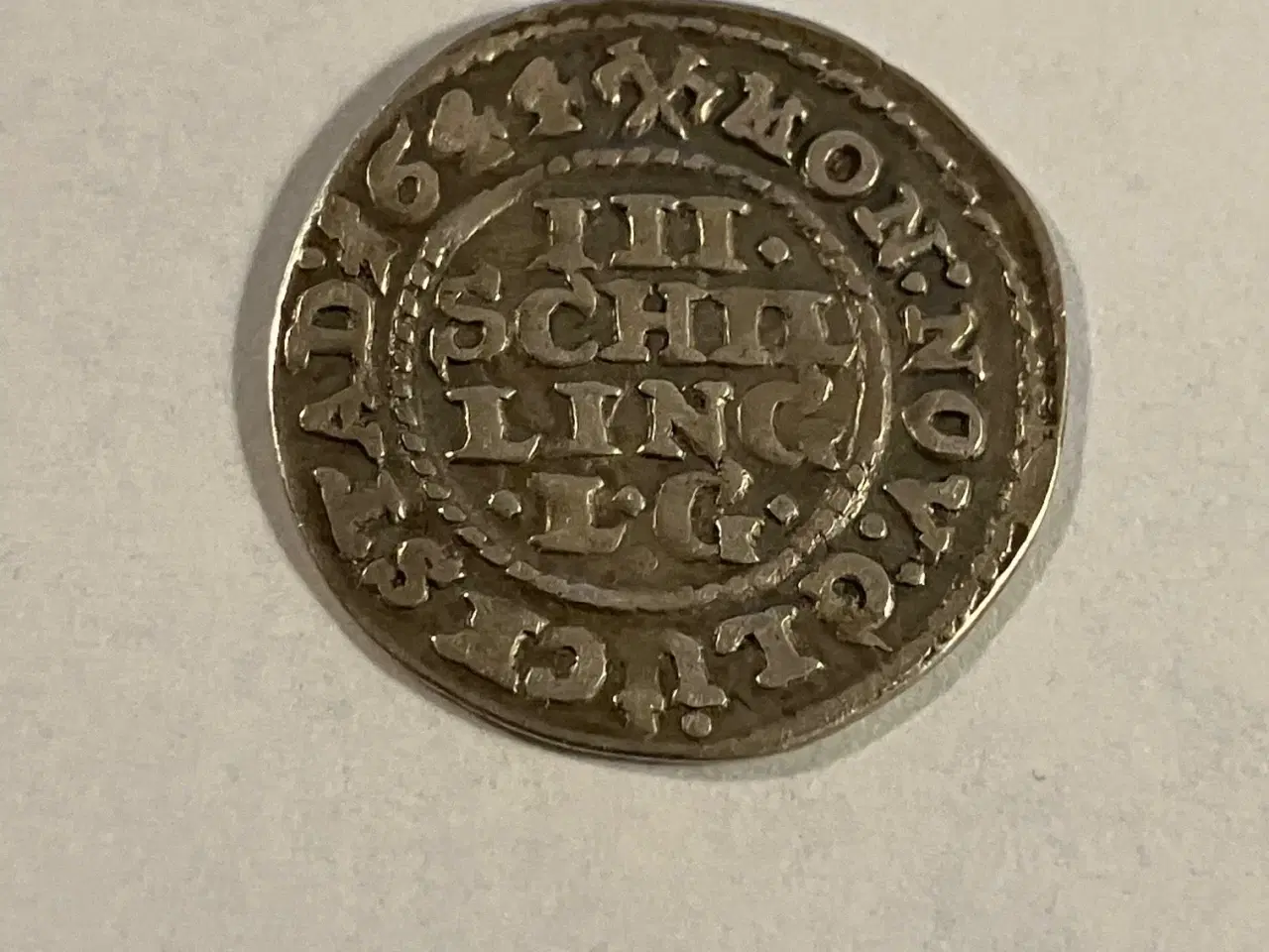 Billede 1 - 3 Skilling Lybsk 1644