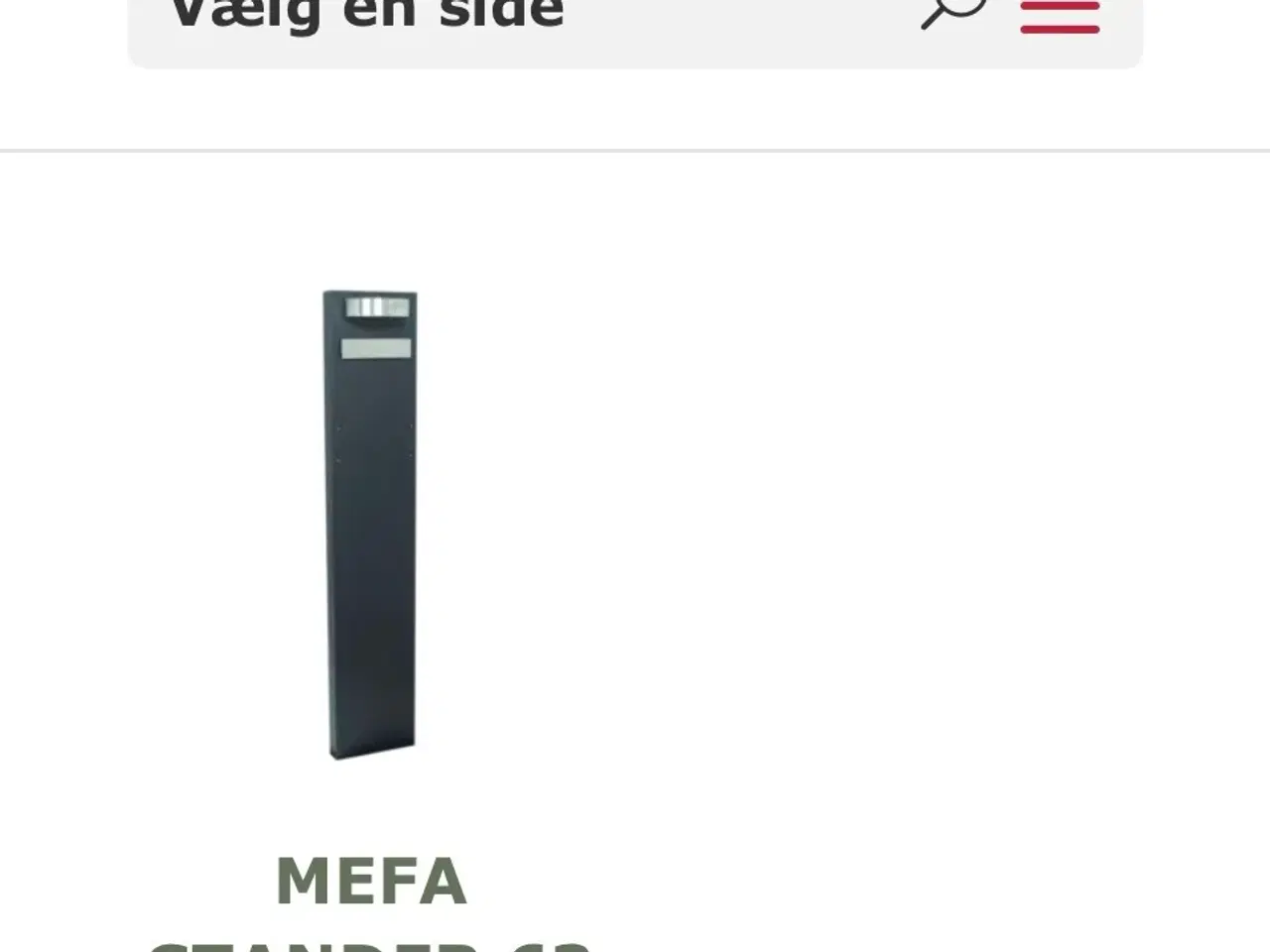 Billede 11 - Komplet  MEFA standerløsning 63 