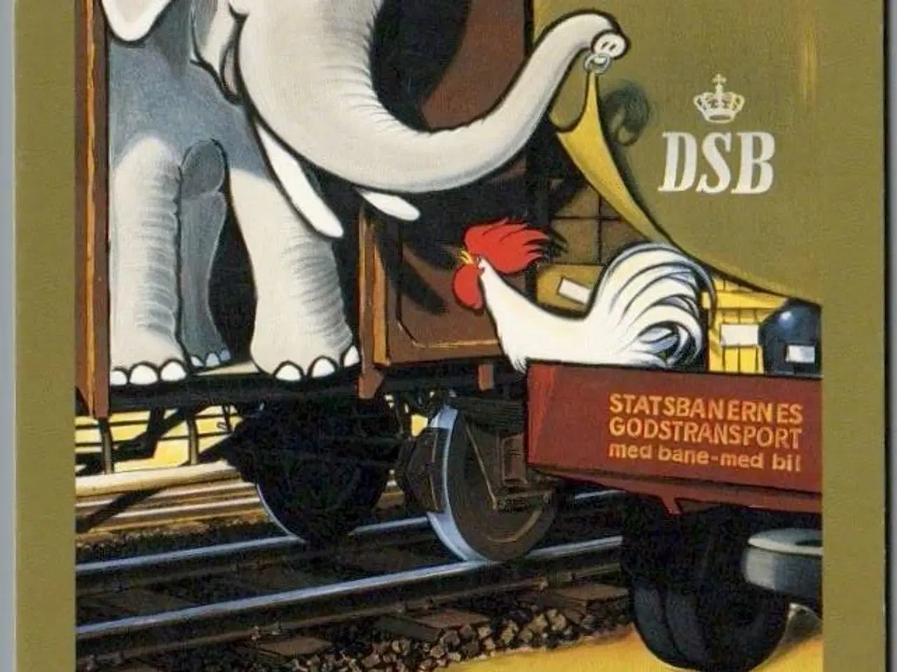 Billede 1 - GODS - Alt og Altid med DSB - Postkort - Ubrugt